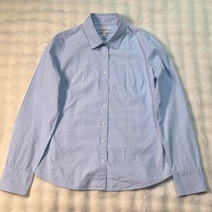 J. Crew Sky Blue Stretch Perfect Button Down Shirt